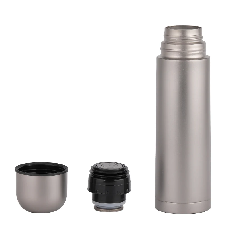 Tiartisan 500 мл 16 9 унций титановая Двойная Стенка анти-гладить открытый