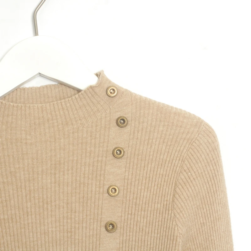 Wixra женские эластичные свитера новые модные однотонные пуловеры вязаные на