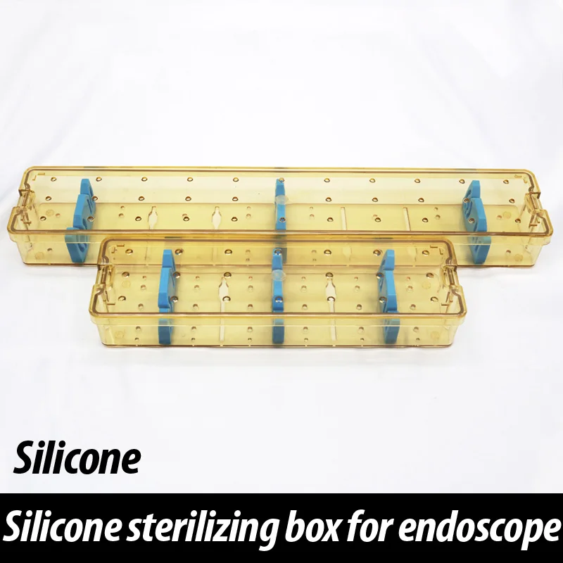 Silicone sterilizing box for endoscopic instruments high temperature and high pressure sterilizing box for surgical instruments