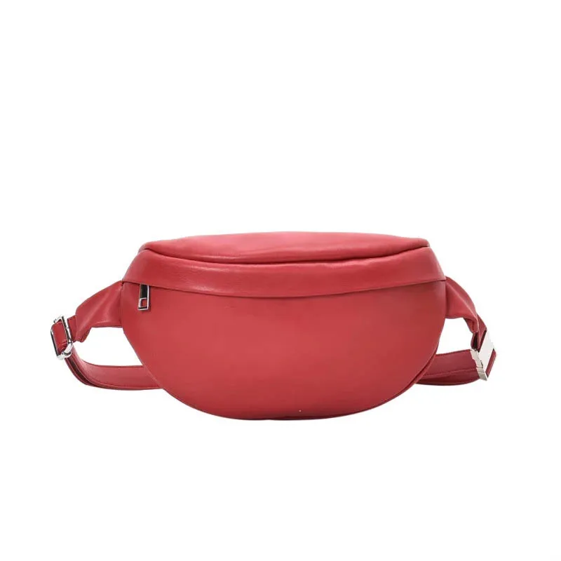 

2020 Women's Bag New Belt Bag Korean Version Of The Wild Texture Messenger Bags Winter Net Red Fashion Chest Bags Waist Pack