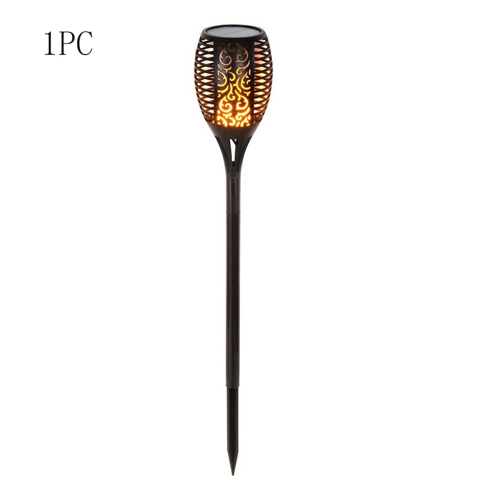1 garden light Садовый светильник на солнечной батарее садовый светильник IP65 водонепроницаемый светильник с мерцающим пламенем - Испускаемый цвет: 1 garden light