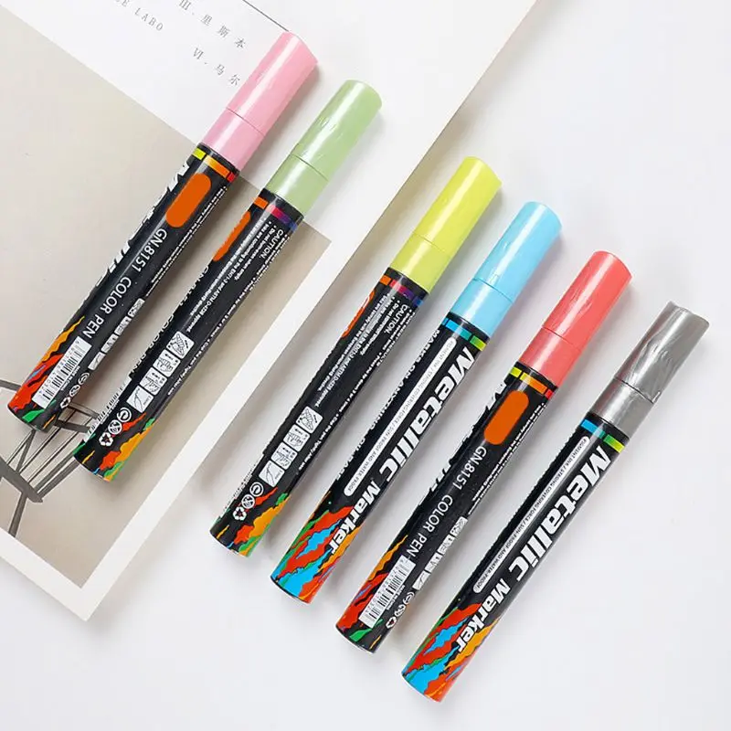 

20 Colors/set Acrylic Paint Marker Pen for Album Glass Ceramic Rock Fabric