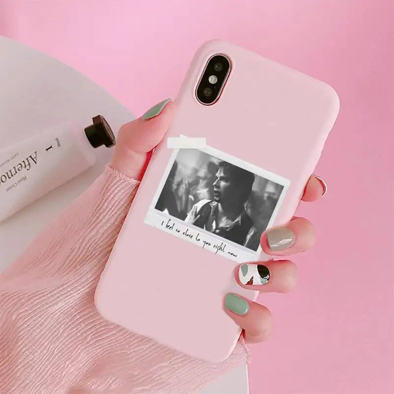 

The Vampire Diaries high quality Phone Case Candy Color for iPhone 6 7 8 11 12 s mini pro X XS XR MAX Plus