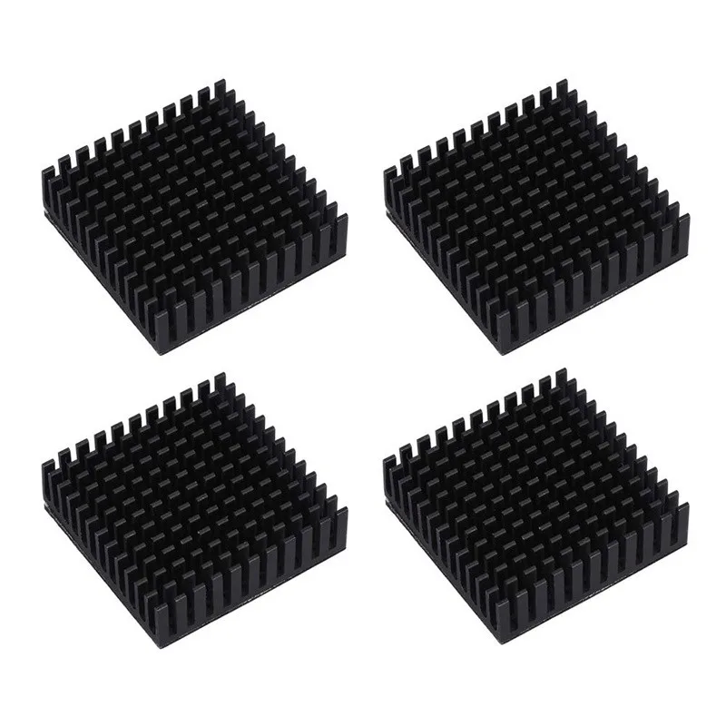 

4pcs Black Radiator Aluminum Motor Heatsink Extruded Profile Heat Dissipation Electronic Heat Sink for 42 stepper motor 3D Print