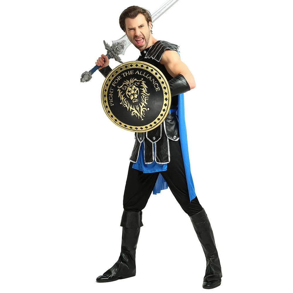 Карнавал Пурим на Хэллоуин для вечерние старинный воин Гладиатор рыцарь Юлиус