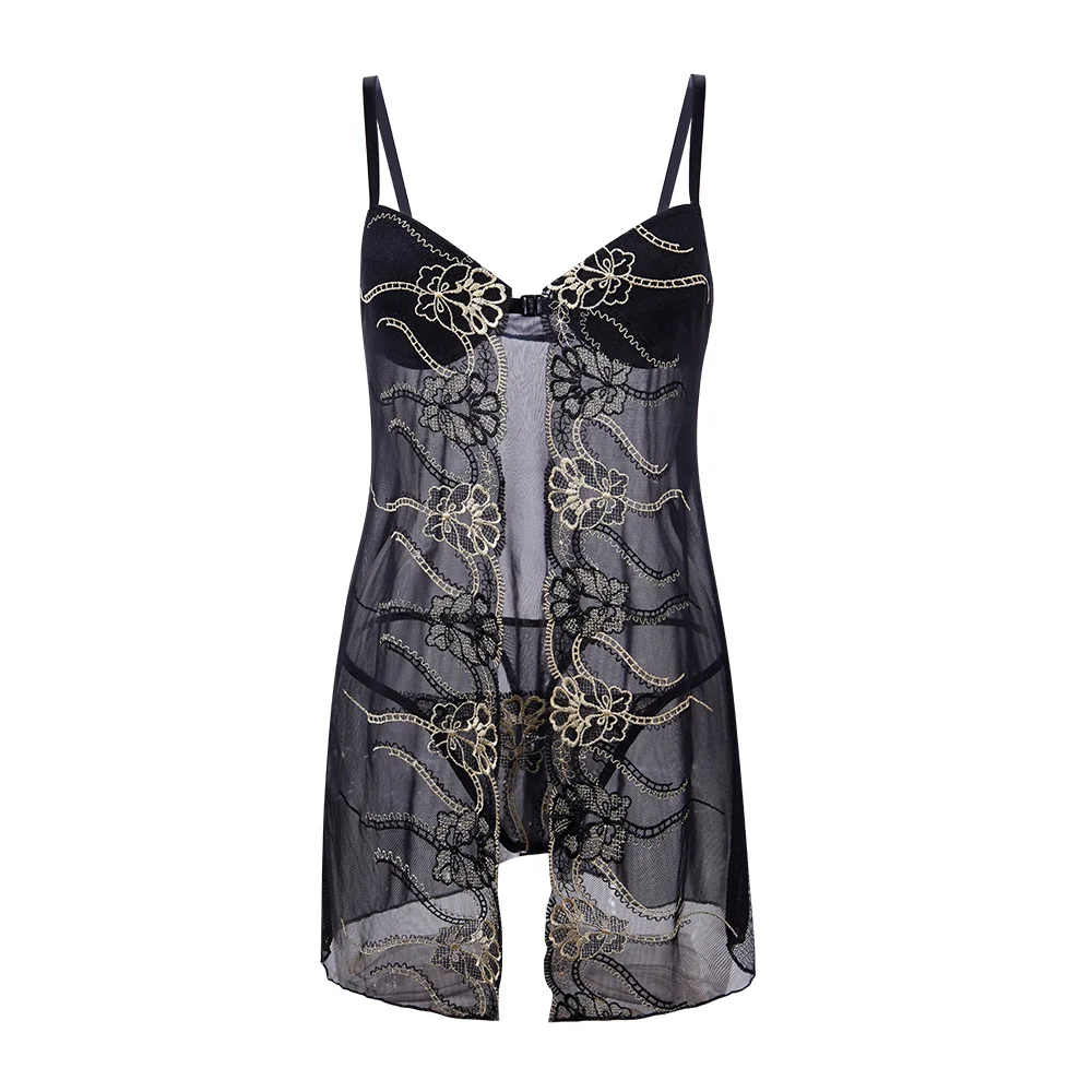 DRAIMIOR новинка вышивка Babydoll Эротическое нижнее белье женское сексуальное одежда