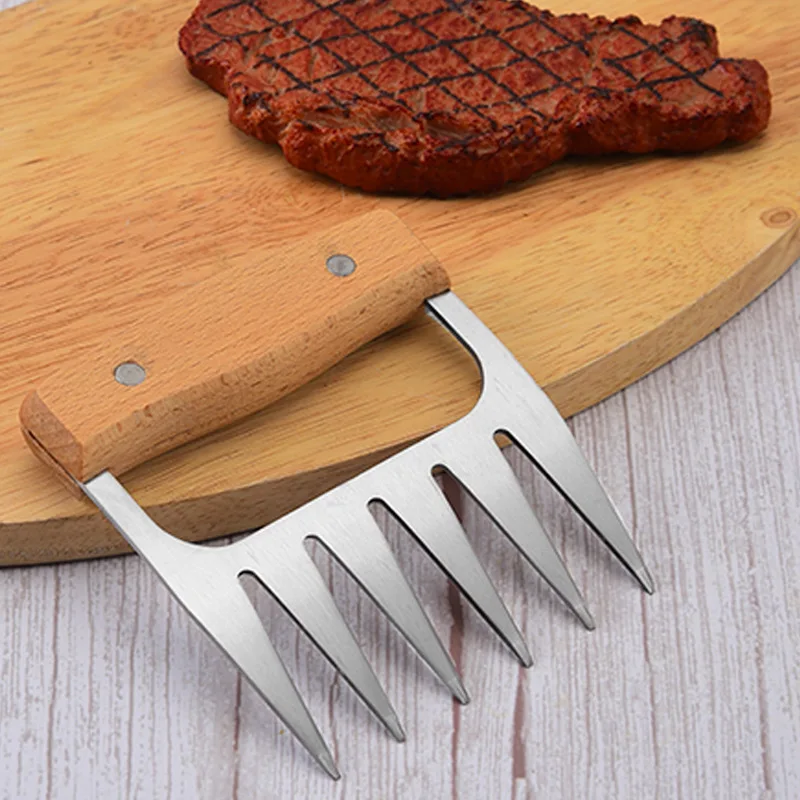 1 шт. измельчитель мяса для барбекю из нержавеющей стали |