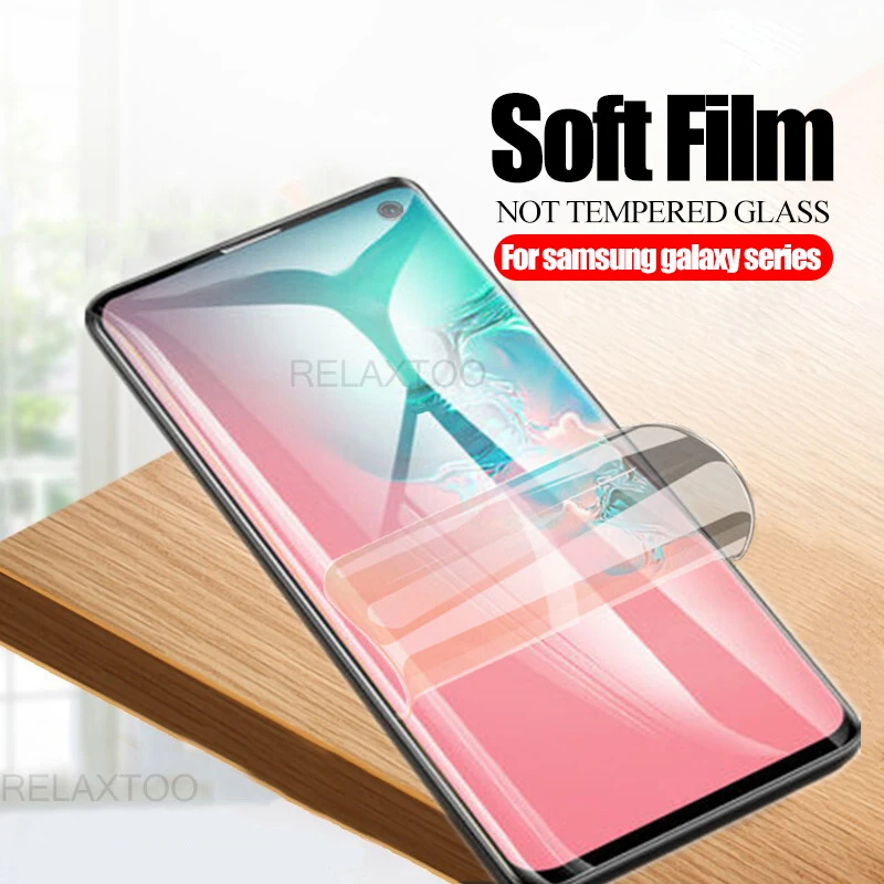 3D полная изогнутая пленка из ТПУ для samsung galaxy note 10 pro s10 5G S8 S9 Plus s 8 9 Защитная мягкая
