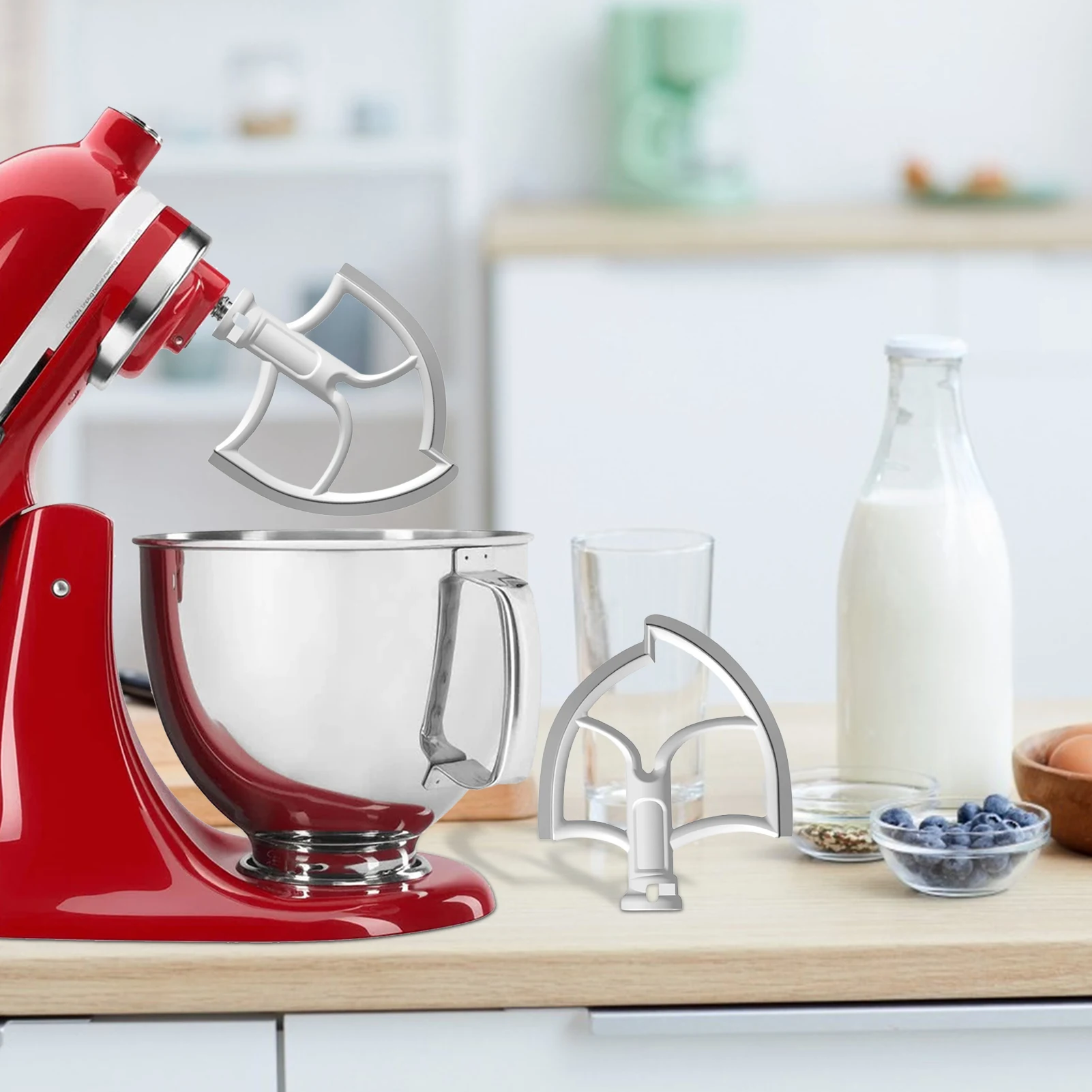

Kitchen Treasure Blender Food Grade Beater Agitator Paddle 4.5-6t Mixing Head For 6 Quart Bowl Lift Mixers Machine Accessory