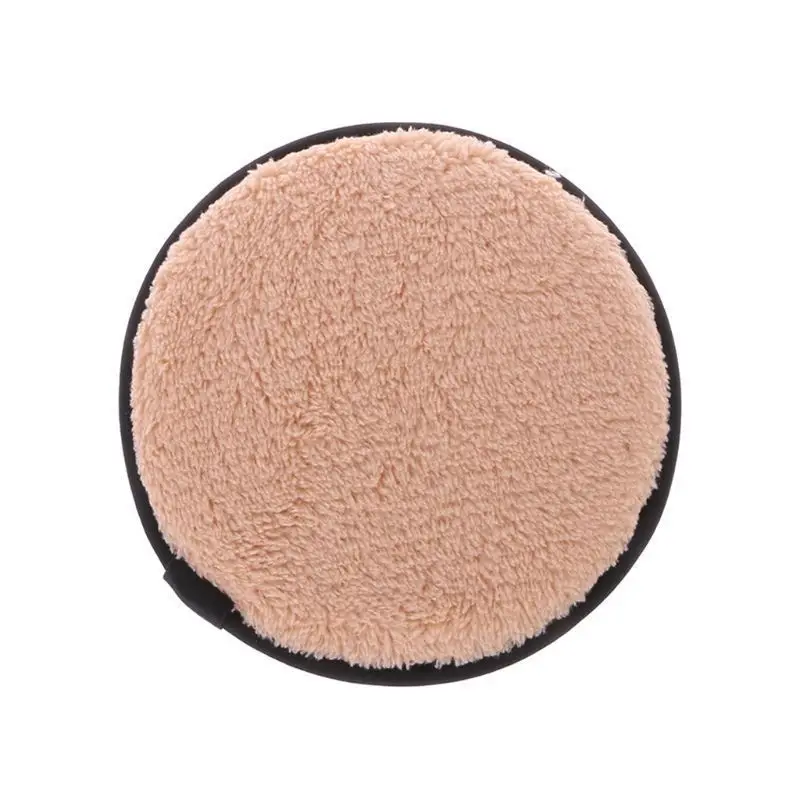 1 шт. Круглый Волшебный макияж глубокое очищение губки мягкое волокно для снятия макияжа с лица полотенце