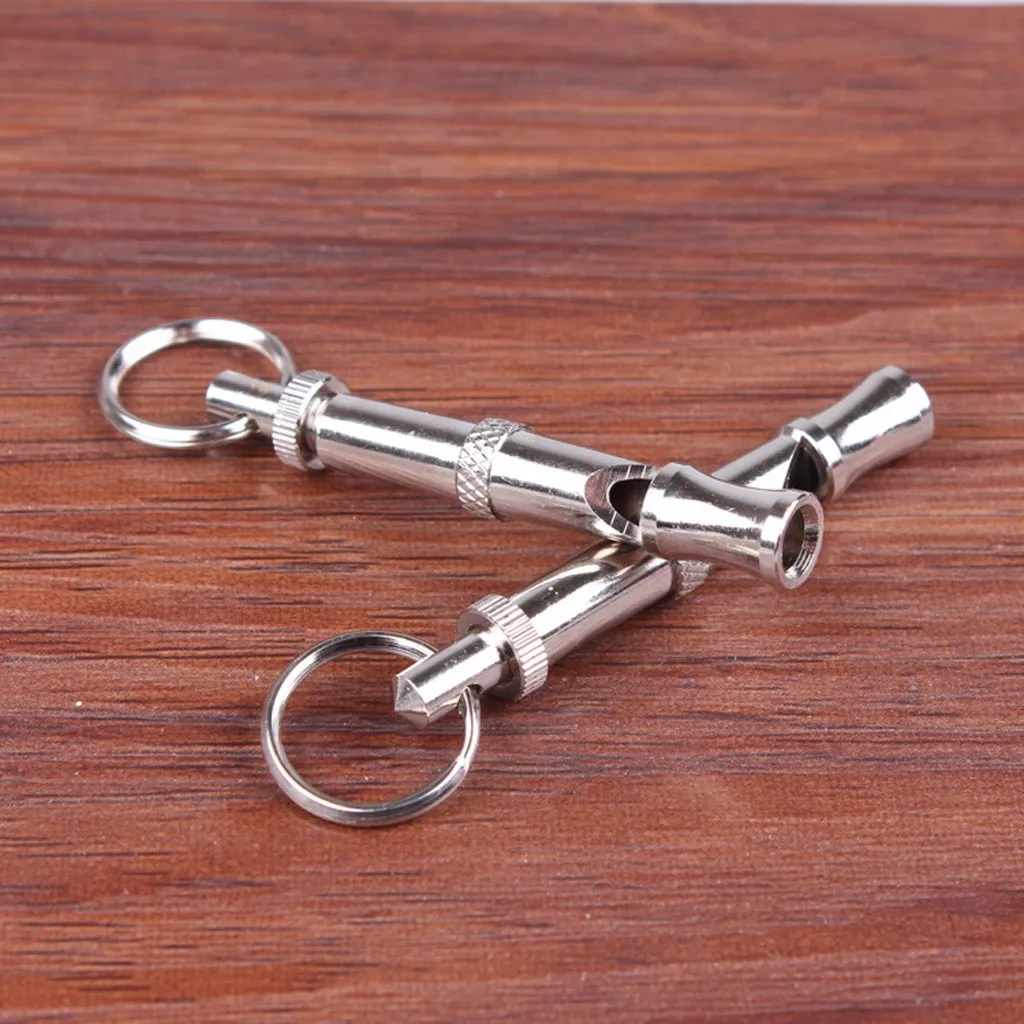 Свисток для дрессировки собак Transer серебристый металлический брелок свисток