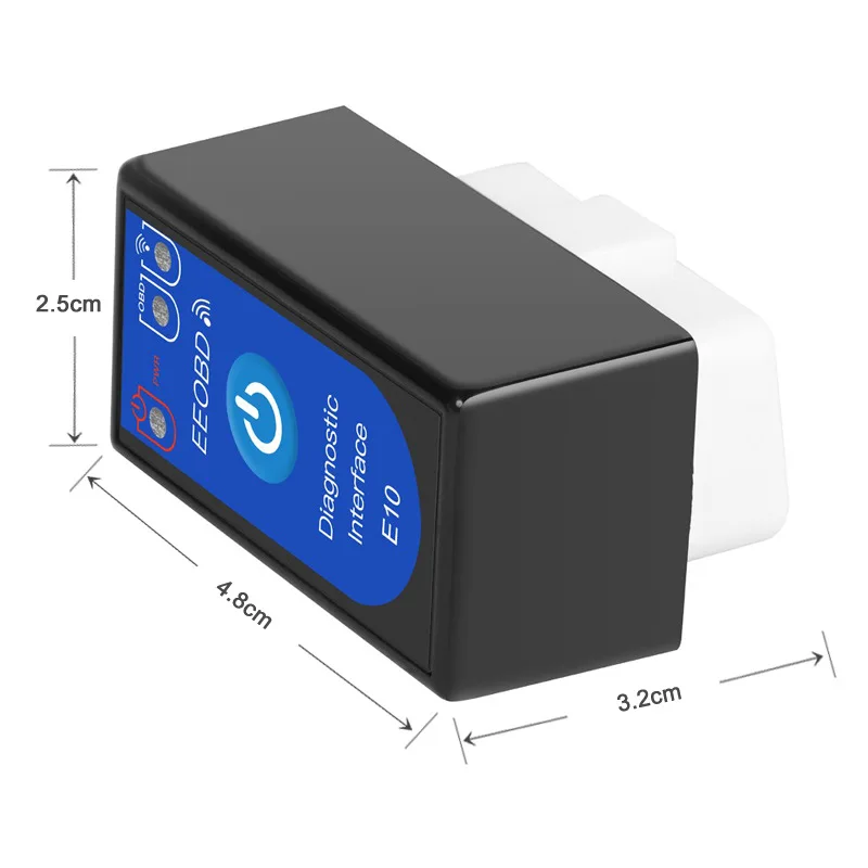E10 OBD2 сканер EEOBD WIFI Автомобильный детектор неисправности двигателя ELM327 OBDII