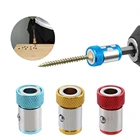 Отвертка сверло магнитное кольцо для 6,35 мм Магнитный регулируемый винтовой сверлильный наконечник Магнитный мощный кольцевой набор профессиональных инструментов