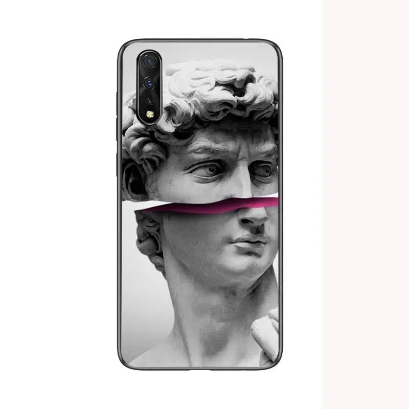 

Mona Lisa David Statue Abstract Art Phone Case For Honor 7A 8 9 X S 10 20 i S lite 30 Pro PLAY Cover Fundas Coque