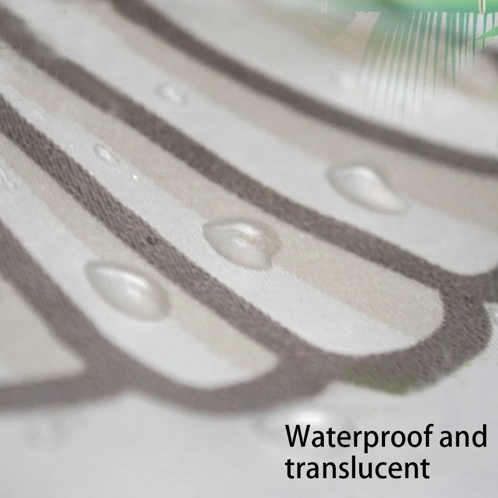 

Cute Starfish Bathroom Shower Curtain Seaside PEVA Waterproof Mildew Bath Curtains With 12pcs Hooks For Home Hotel 180*180cm