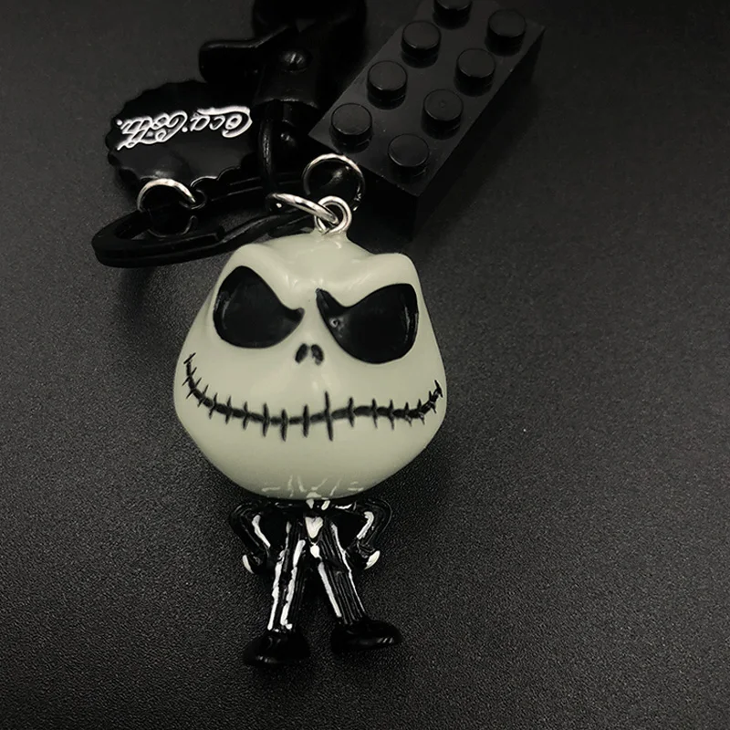 Подвеска для ключей в стиле панк с изображением тыквы принца Джека черепа |