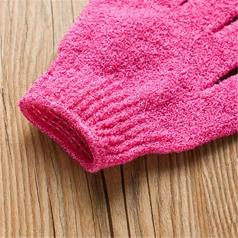 Перчатки для ванны отшелушивающая перчатка ткань мытья и душа скребок скраб