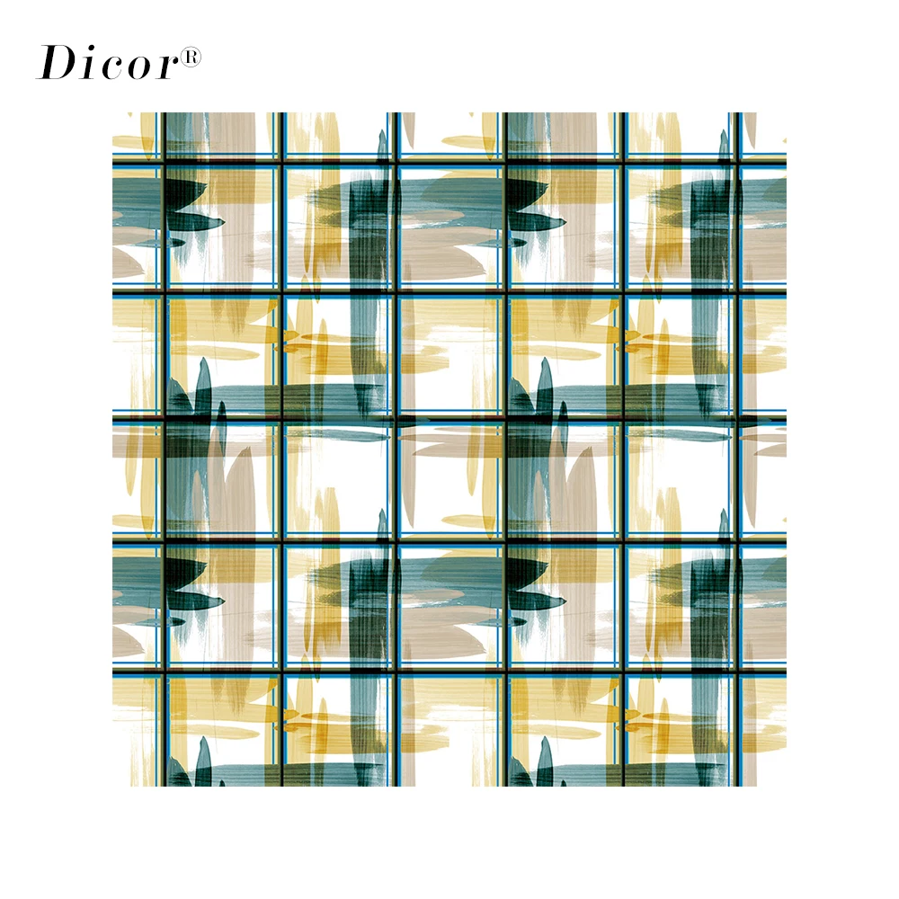 DICOR 45*200 см абстрактное искусство витражное окно пленка INS стиль Современная мода