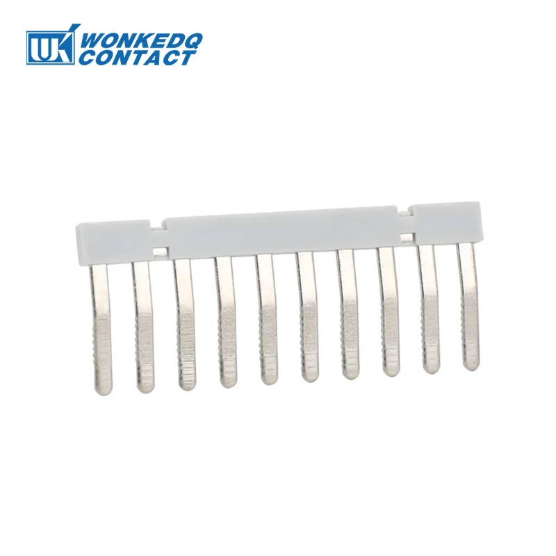 

20Ps EB 10-5 Insertion Bridge 2/3/4/10 Positions Connector For UK3N UKK3 MBKKB 2.5 DIN Rail Terminal Block EB10-5 Wiring Jumpers