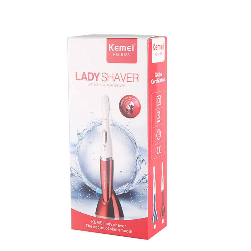 Электрический триммер для бровей водонепроницаемый мини леди ShaverBody лицо