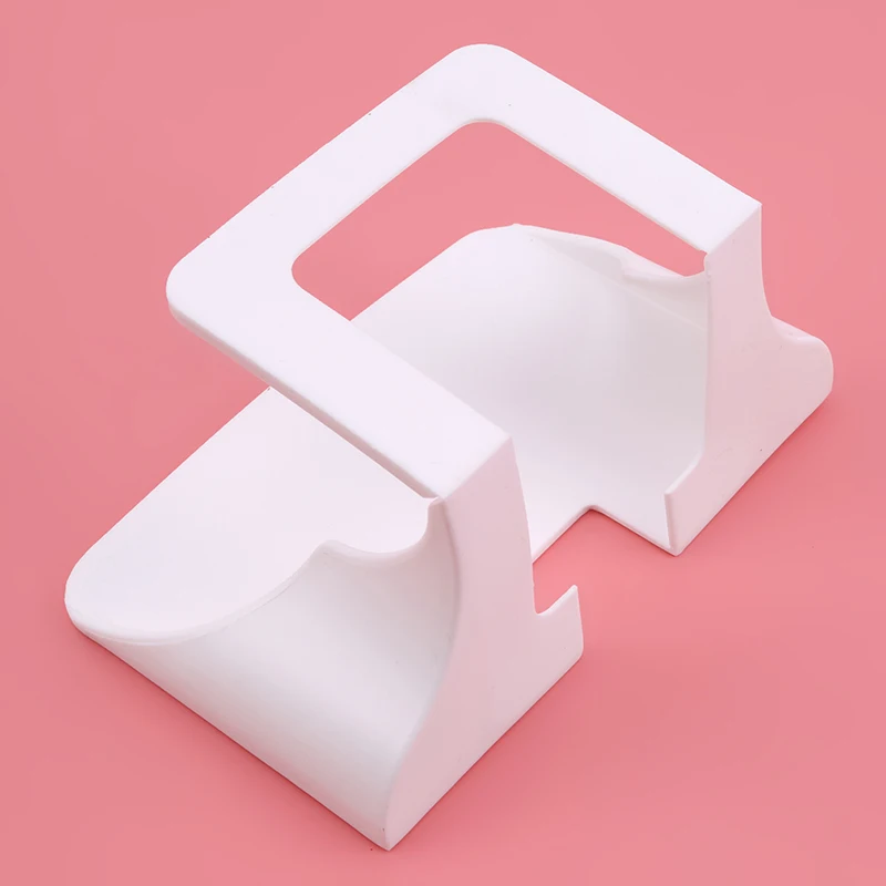 Подставка для мобильного зарядки белая Простая установка полка с розеткой