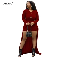 knitted women two piece set outfits autumn winter button up long clock tops shorts matching set tracksuit sweatsuit