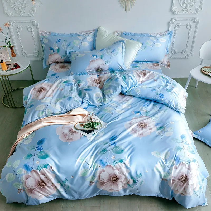 Украшение для спальни из четырех предметов шелковое высококачественное