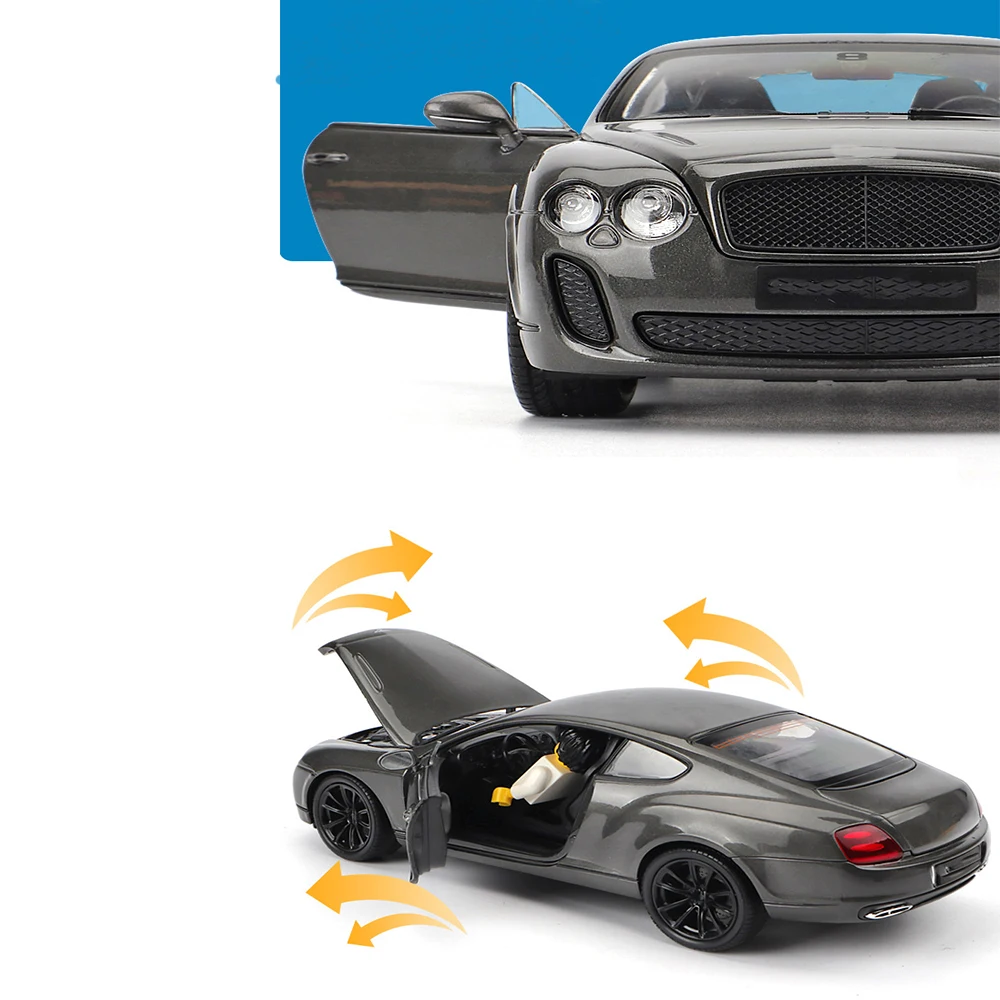 Модель автомобиля из сплава в масштабе 1:24 модель статического украшения