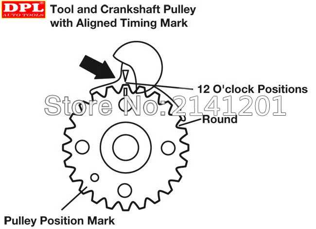 

6pc Universal Diesel Engine Timing Cam Crank Locking Tool Set For VW AUDI T10050 T10100