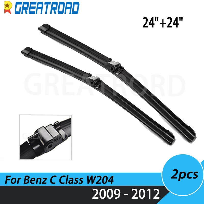 Передние щетки стеклоочистителя с левым рулем для Mercedes Benz C Class W204 2009-2013 лобовое