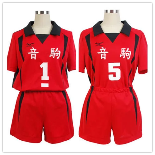 

Школьная форма Аниме Haikyuu Nekoma Kuroo Tetsurou/kozumekenma Jersey NO.1 и NO. Костюм для косплея на Хэллоуин, 5 единиц