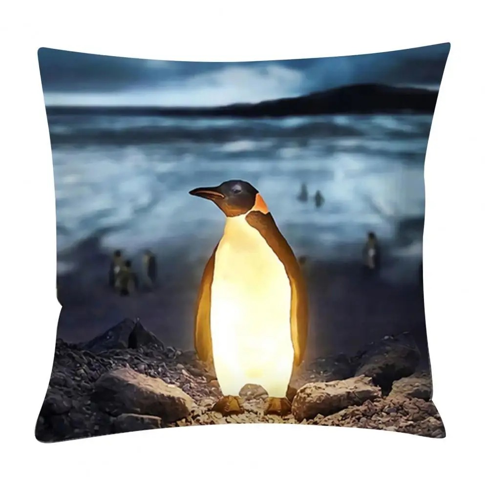 

Cartoon Animal Print Pillowcase Sofa Cushion Pillowslip Bedding Protective Cover