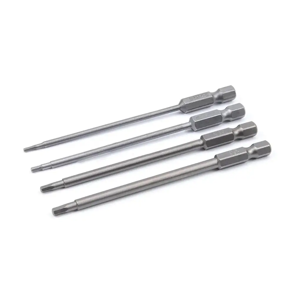 

Tool Screwdriver Bits 1/4 Hex Shank 4pcs Kit Quick connection Screw Driver