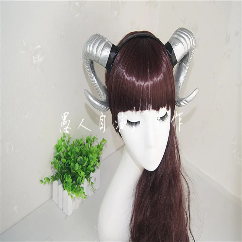 2021: бараний рог головная повязка завязка для волос аксессуар демон зла