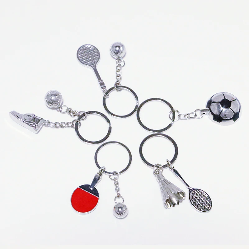 Горячая продажа DIY ручной работы брелок мини ракетка для игры в бадминтон