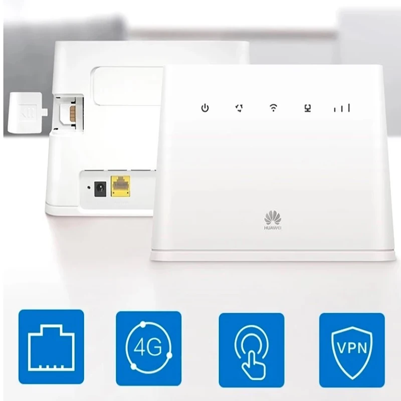 Original huawei 4G Router B311As-853 LTE CPE Wireless Mobile WiFi with Antenna Port Huawei FDD TDD 150Mbps b311-853