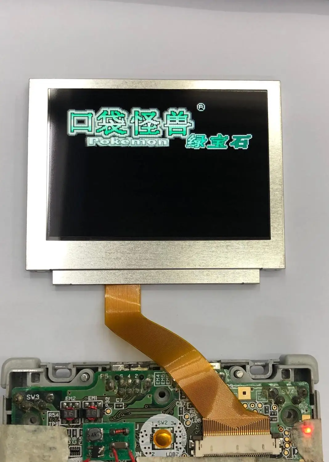 Новинка 100% экран для GBA SP LCD OEM подсветка яркая с нормальной материнской платой