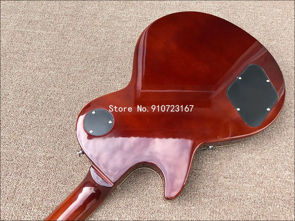 Высококачественная электрогитара 2020 корпус из массива красного дерева с верхом