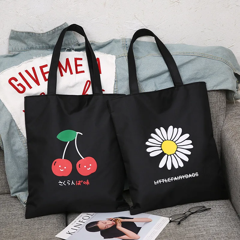 

Chrysanthemum Bag Female Handbag Student Cartoon One-shoulder Canvas Bag Canvas Bag Purses And Handbags Luxury Designer