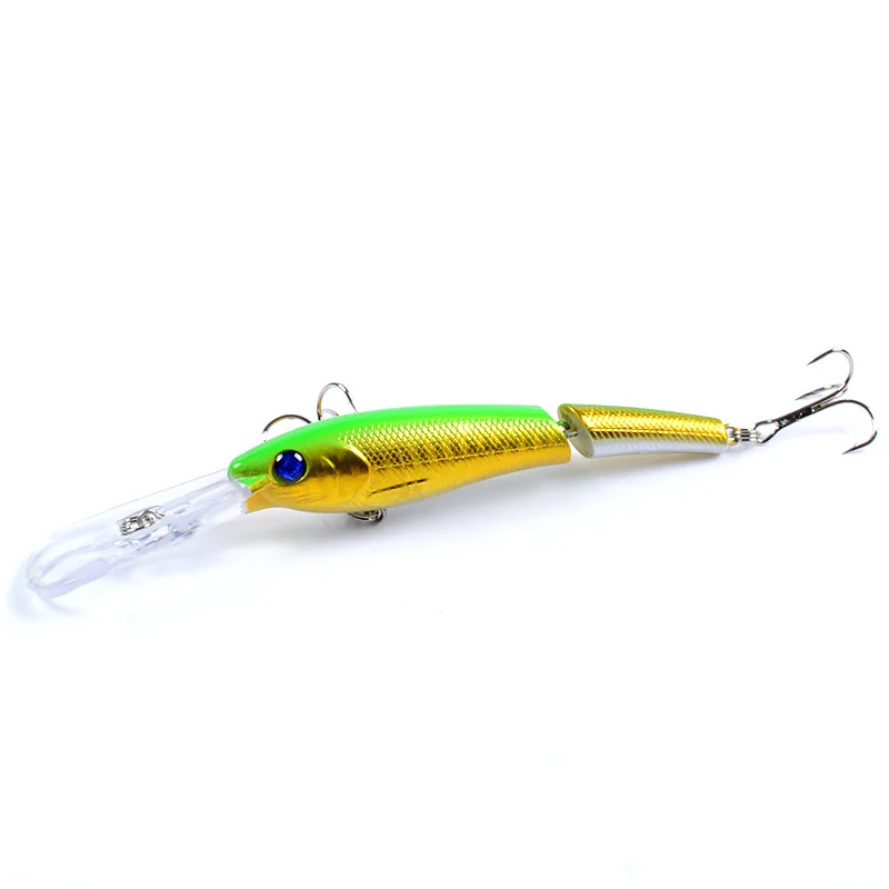 

1 Pcs Jerkbait Minnow Fishing Lure Hard Plastic Bait Artificial Lures Bass Pike ABS Wobbler for Fish Hooks Crankbait 3D Eyes Sea