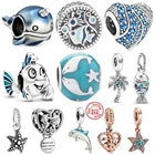 Шарм-бусина из серебра 925 пробы, для браслетов Pandora