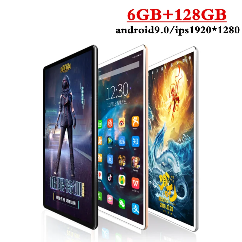 2020 Новые 10 1 дюймов планшетный ПК с системой андроида и 9 0 Octa Core 6 ГБ Оперативная