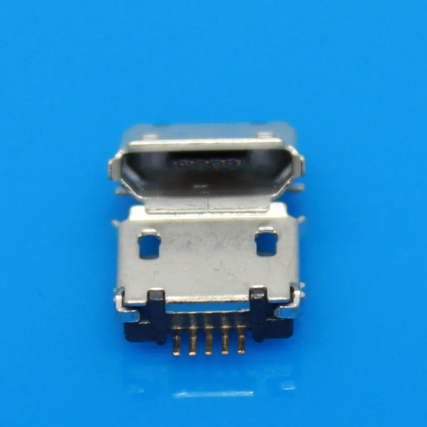 JCD 50 шт./лот Micro USB 5-контактный разъем типа B для мобильного телефона зарядки |