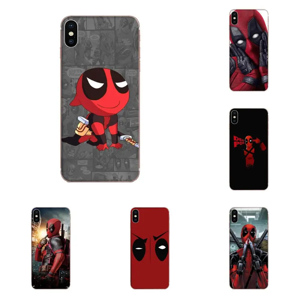 Милый чехол из ТПУ для Xiaomi Redmi Note 2 3 3S 4 4A 4X 5 5A 6 6A Pro Plus Marvel Deadpool|Чехлы-накладки| |