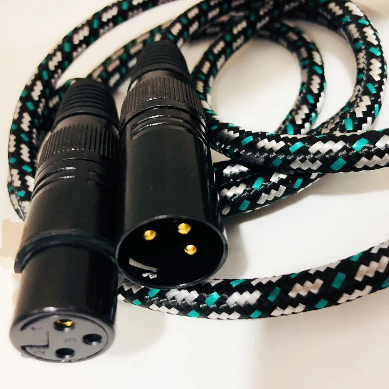 Liton Чистая медь аудио соединение XLR балансировочный кабель с позолоченным