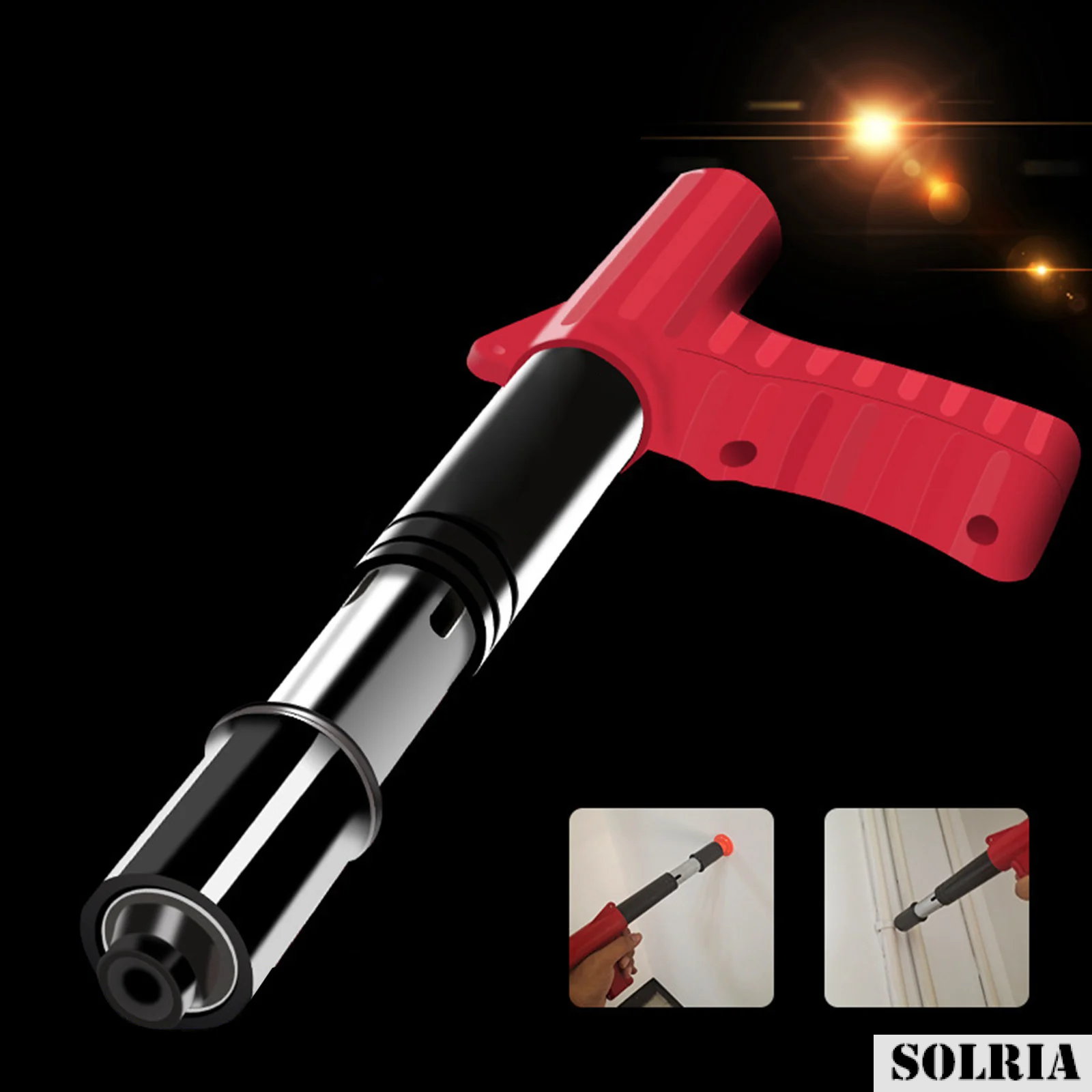 

Labor-saving Rivet Tool Steel Nails Guns Tufting Gun Power 4 Gear Adjustable Labor-saving Tool Can be Connected to Extension Rod