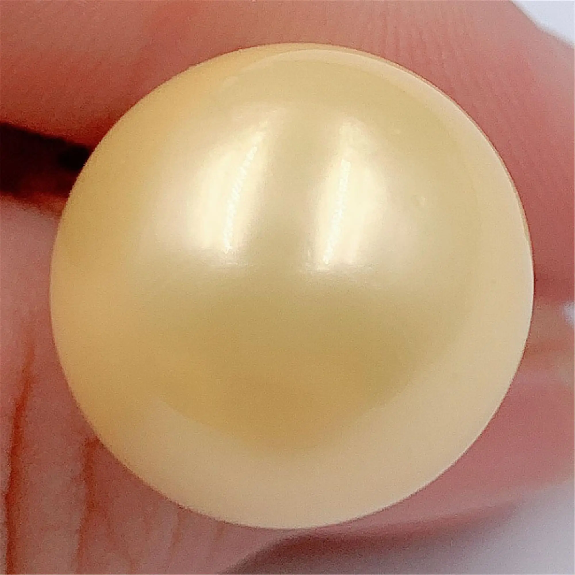 16x16mm Yellow Round Shell Pearl Ring Adjustable Flawless Jewelry Luxury Hand-made Classic | Украшения и аксессуары