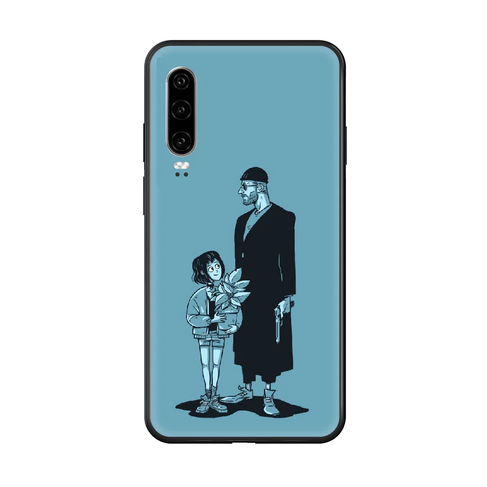 

Lon Jean Reno Natalie Portman Phone case For Huawei P 30 10 20 40 Lite Smart Z Pro 2019 black bumper silicone back soft