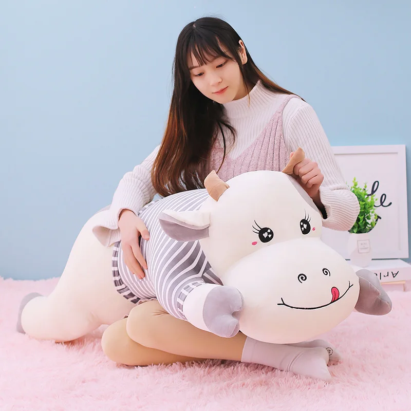 Новая милая плюшевая игрушка гигантские коровы мягкие игрушки для крупного