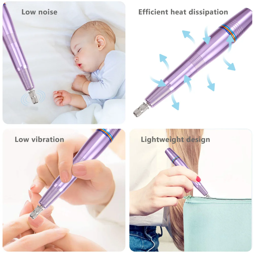 

1 Set Portable Nail Polisher Portable Manicure Grinder Electric Polishing Tool